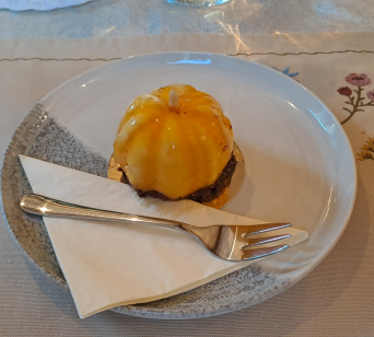 Na koncu so postregli še z izvrstno sladico, ki jo je pripravila Vidova sestra.