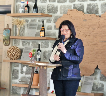 Novo izvoljena predsednica združenja, Slavica Grobelnik