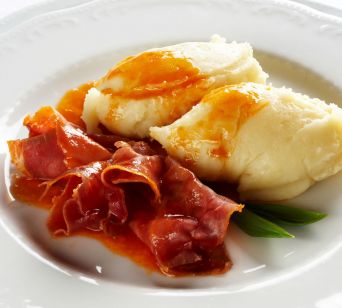 Krompirjevi žganci/polenta